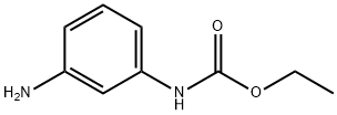 (3-アミノフェニル)カルバミン酸エチル 化学構造式