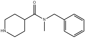 N-benzyl-N-methylpiperidine-4-carboxamide Struktur