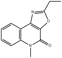 Oxazolo[5,4-c]quinolin-4(5H)-one, 2-ethyl-5-methyl- (9CI) Structure