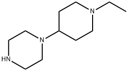 1-(1-エチルピペリジン-4-イル)ピペラジン 化学構造式