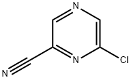 6-chloropyrazine-2-carbonitrile Struktur