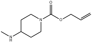 4-甲基氨基哌啶-1-羧酸烯丙基酯, 686320-62-7, 结构式
