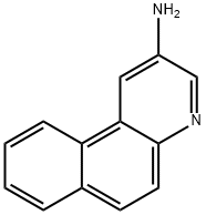ベンゾ[f]キノリン-2-アミン 化学構造式