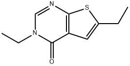 Thieno[2,3-d]pyrimidin-4(3H)-one, 3,6-diethyl- (9CI) Struktur
