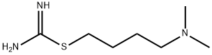 カルバミミドチオ酸4-(ジメチルアミノ)ブチル 化学構造式