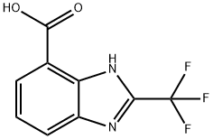 2-(trifluoromethyl)-1H-benzo[d]imidazole-7-carboxylic acid Structure