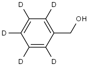 ベンジル-2,3,4,5,6-D5アルコール 化学構造式