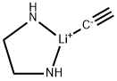 Lithium acetylide ethylenediamine complex Struktur