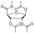 β-D-Ribofuranuronic Acid Methyl Ester Triacetate Structure