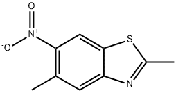 Benzothiazole, 2,5-dimethyl-6-nitro- (9CI) Structure