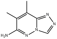 1,2,4-Triazolo[4,3-b]pyridazin-6-amine,  7,8-dimethyl- Structure