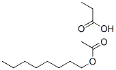 octyl acetate, mono(methyl acetate) derivative Structure