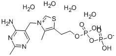 辅羧酶四水合物,68684-55-9,结构式