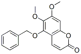 5-Benzyloxy-6,7-dimethoxycoumarin Struktur