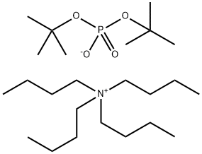 DI-TERT-BUTYLPHOSPHATE, TETRABUTYLAMMONIUM SALT Structure