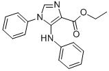 ETHYL1-PHENYL-5-PHENYLAMINOIMIDAZOLE-4-CARBOXYLATE Struktur