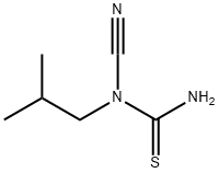 Thiourea,  N-cyano-N-(2-methylpropyl)- Struktur