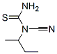 Thiourea,  N-cyano-N-(1-methylpropyl)- Struktur