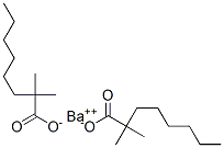 barium bis[2,2-dimethyloctanoate] Struktur