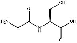 グリシル-DL-セリン 化学構造式