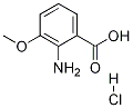 Benzoic acid, 2-aMino-3-Methoxy-, hydrochloride Structure