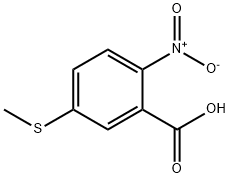 5-(甲基硫基)-2-硝基苯甲酸, 68701-32-6, 结构式
