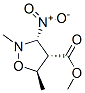 4-Isoxazolidinecarboxylicacid,2,5-dimethyl-3-nitro-,methylester,(3alpha,4alpha,5beta)-(9CI) Struktur