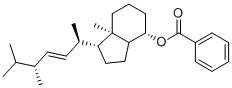 Benzoic acid 7a-methyl-1-(1,4,5-trimethyl-hex-2-enyl)-octahydro-inden-4-yl ester Struktur
