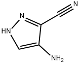 1H-PYRAZOLE-3-CARBONITRILE, 4-AMINO- 化学構造式