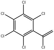 Α,2,3,4,5,6-六氯苯乙烯, 68705-15-7, 结构式
