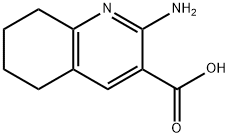 2-氨基-5,6,7,8-四氢3-喹啉羧酸, 68708-27-0, 结构式