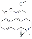 (6aS)-5,6,6a,7-Tetrahydro-1,2,11-trimethoxy-6,6-dimethyl-4H-dibenzo[de,g]quinolinium Struktur