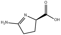 (R)-5-氨基-3,4-二氢-2H-吡咯-2-羧酸, 687129-43-7, 结构式