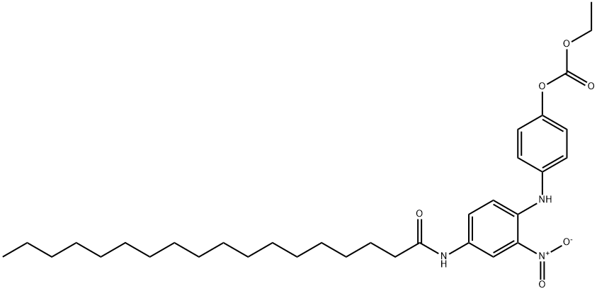 68715-91-3 ethyl 4-[2-nitro-4-[(1-oxooctadecyl)amino]anilino]phenyl carbonate