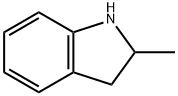 2-メチルインドリン 化学構造式