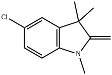 5-クロロ-1,3,3-トリメチル-2-メチレンインドリン 化学構造式