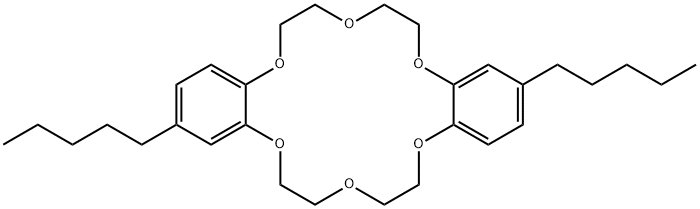 2,13-divaleryldibenzo-18-crown-6,68725-69-9,结构式
