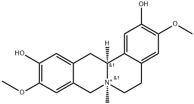 黄柏碱, 6873-13-8, 结构式