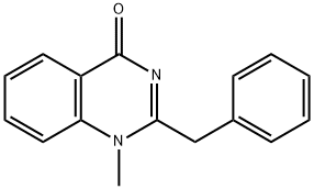 2-benzyl-1-methyl-quinazolin-4-one Structure