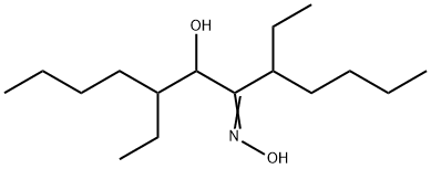 5,8-ジエチル-7-ヒドロキシ-6-ドデカノンオキシム (40-50%ケロシン溶液) 化学構造式