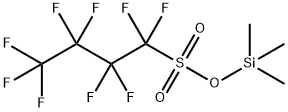 ノナフルオロブタンスルホン酸トリメチルシリル 化学構造式