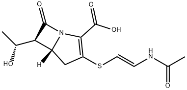 (5R,6S)-3-[[2-(Acetylamino)ethenyl]thio]-6-[(R)-1-hydroxyethyl]-7-oxo-1-azabicyclo[3.2.0]hept-2-ene-2-carboxylic acid|