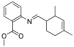 2-[[(2,4-二甲基-3-环己烯-1-基)亚甲基]氨基]苯甲酸甲酯, 68738-99-8, 结构式