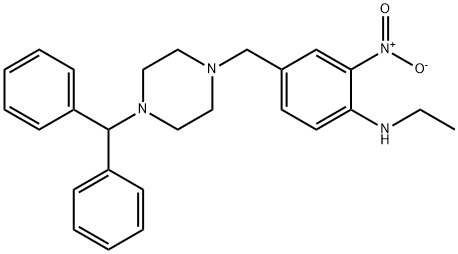68740-16-9 4-[[4-(diphenylmethyl)piperazin-1-yl]methyl]-N-ethyl-2-nitroaniline