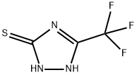 1,2-ジヒドロ-5-(トリフルオロメチル)-3H-1,2,4-トリアゾール-3-チオン 化学構造式