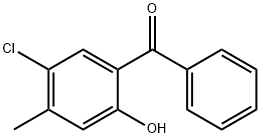 5-氯-2-羟基-4-甲基苄苯酮 结构式