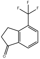 4-(トリフルオロメチル)-1-インダノン 化学構造式