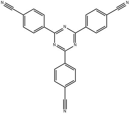 2,4,6-TRIS(4-CYANOPHENYL)-1,3,5-TRIAZINE, 6876-34-2, 结构式