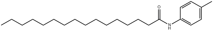 HexadecanaMide, N-(4-Methylphenyl)- Structure
