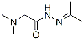 Glycine, N,N-dimethyl-, (1-methylethylidene)hydrazide (9CI) Structure
